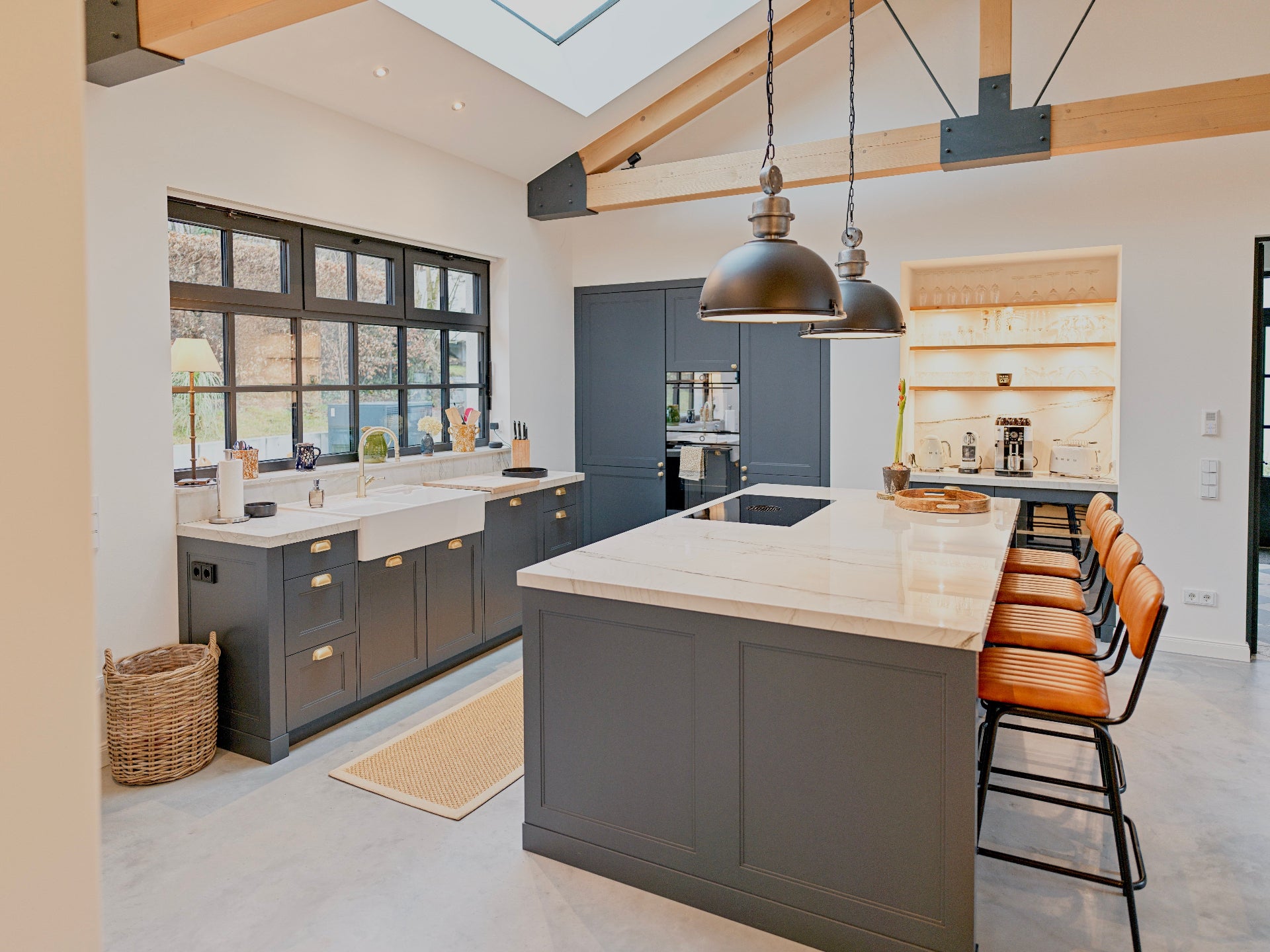 Industrial Chic Landhausküche