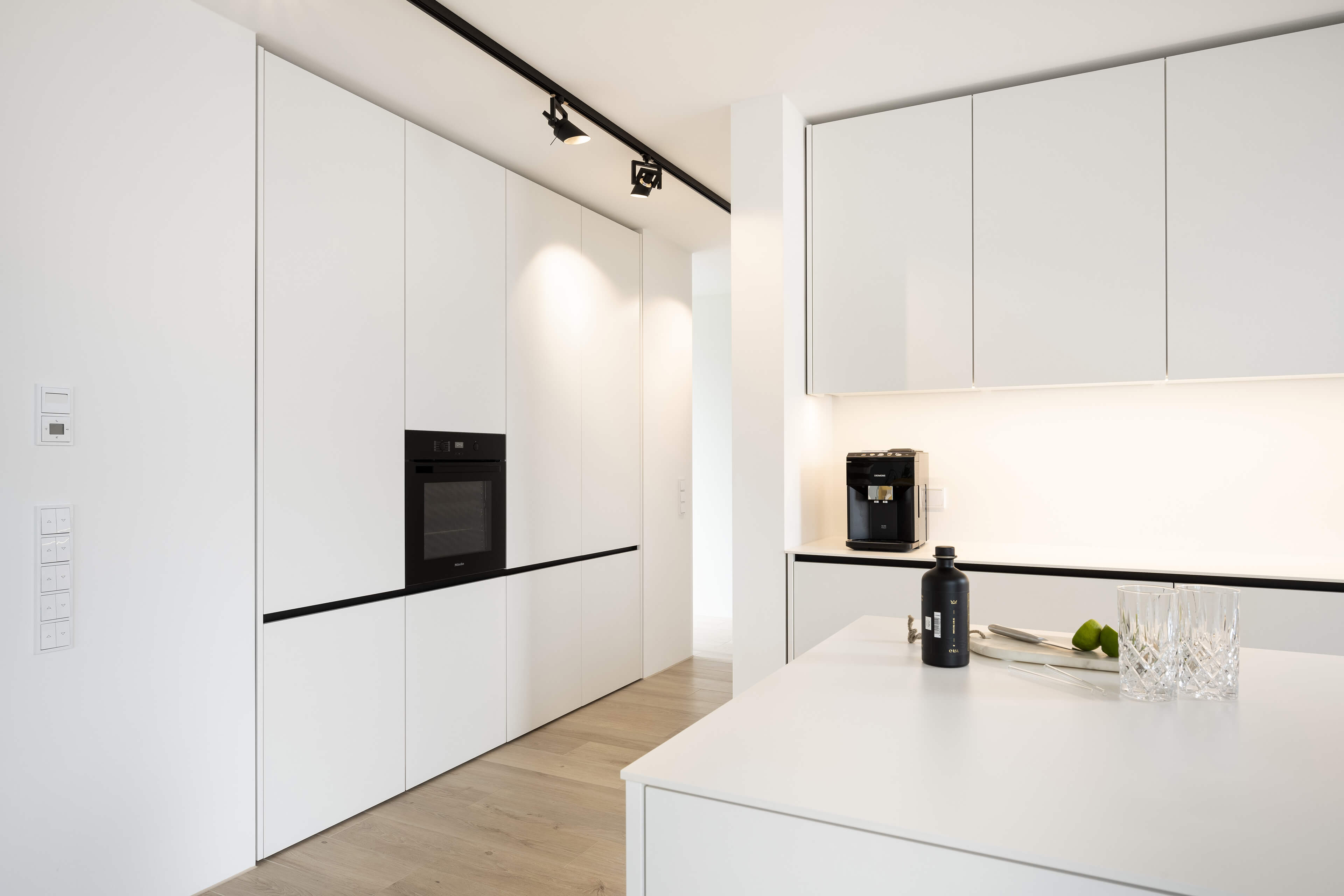 Designerküche in Weiß