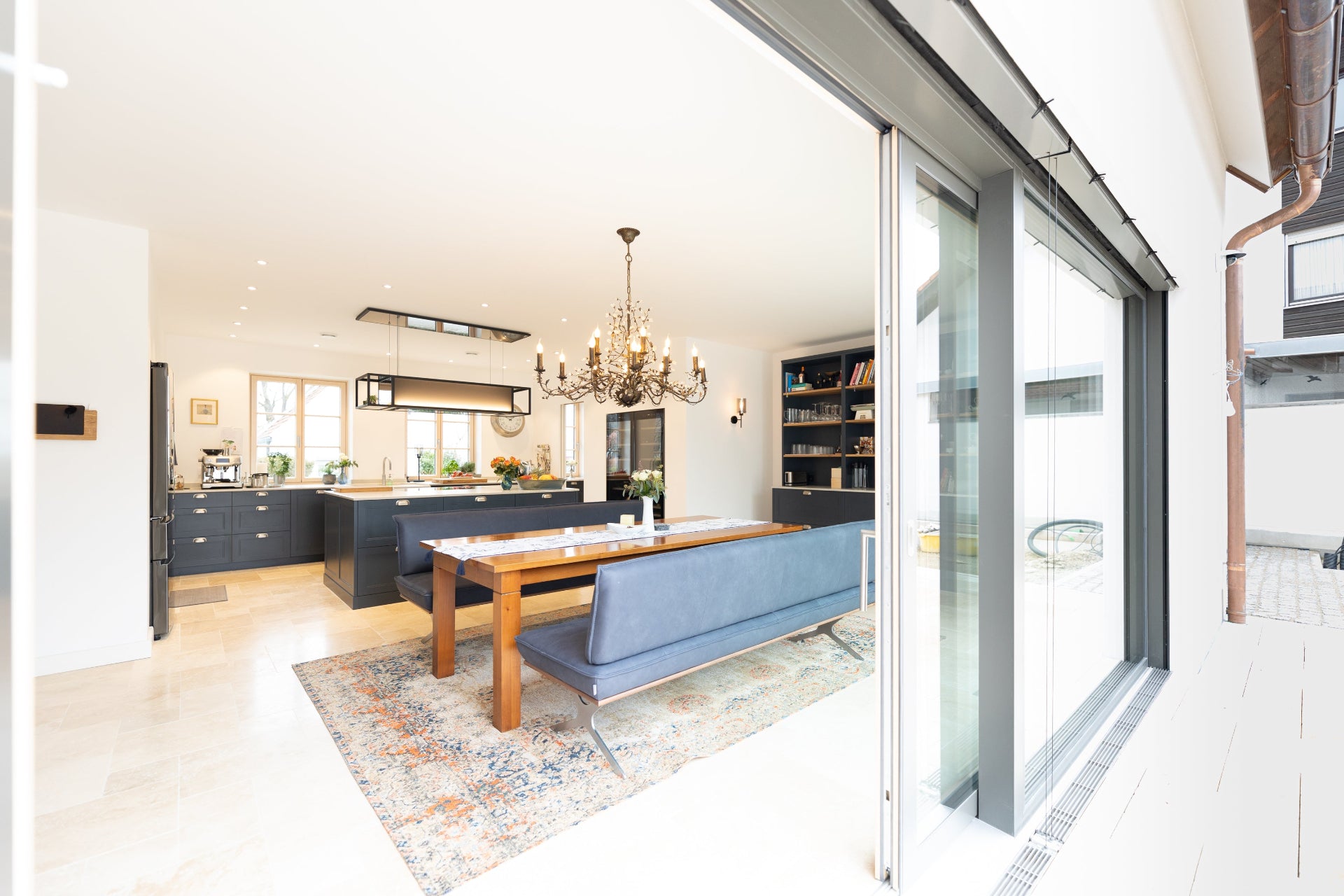 Elegante Landhausküche