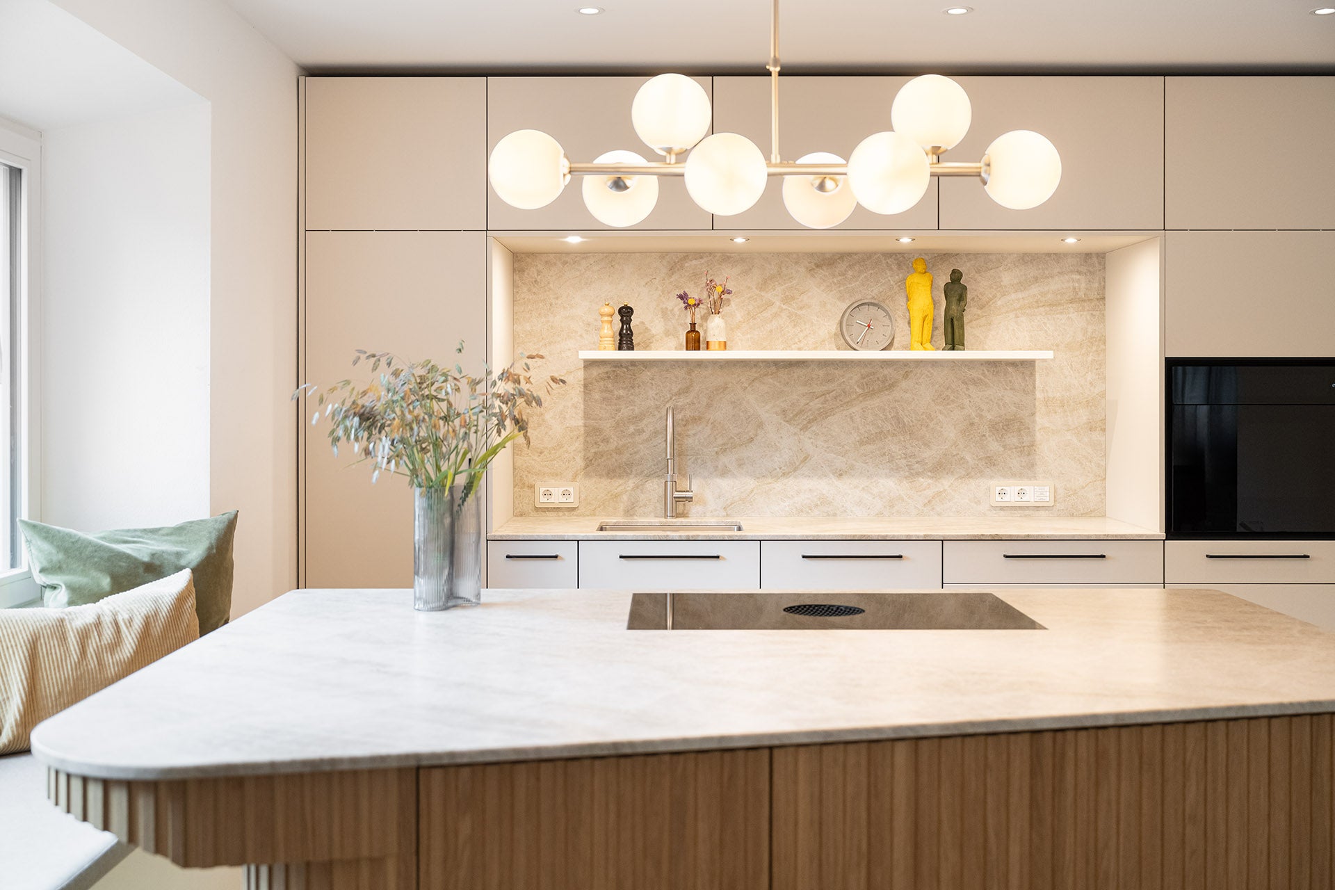 Elegante Naturküche