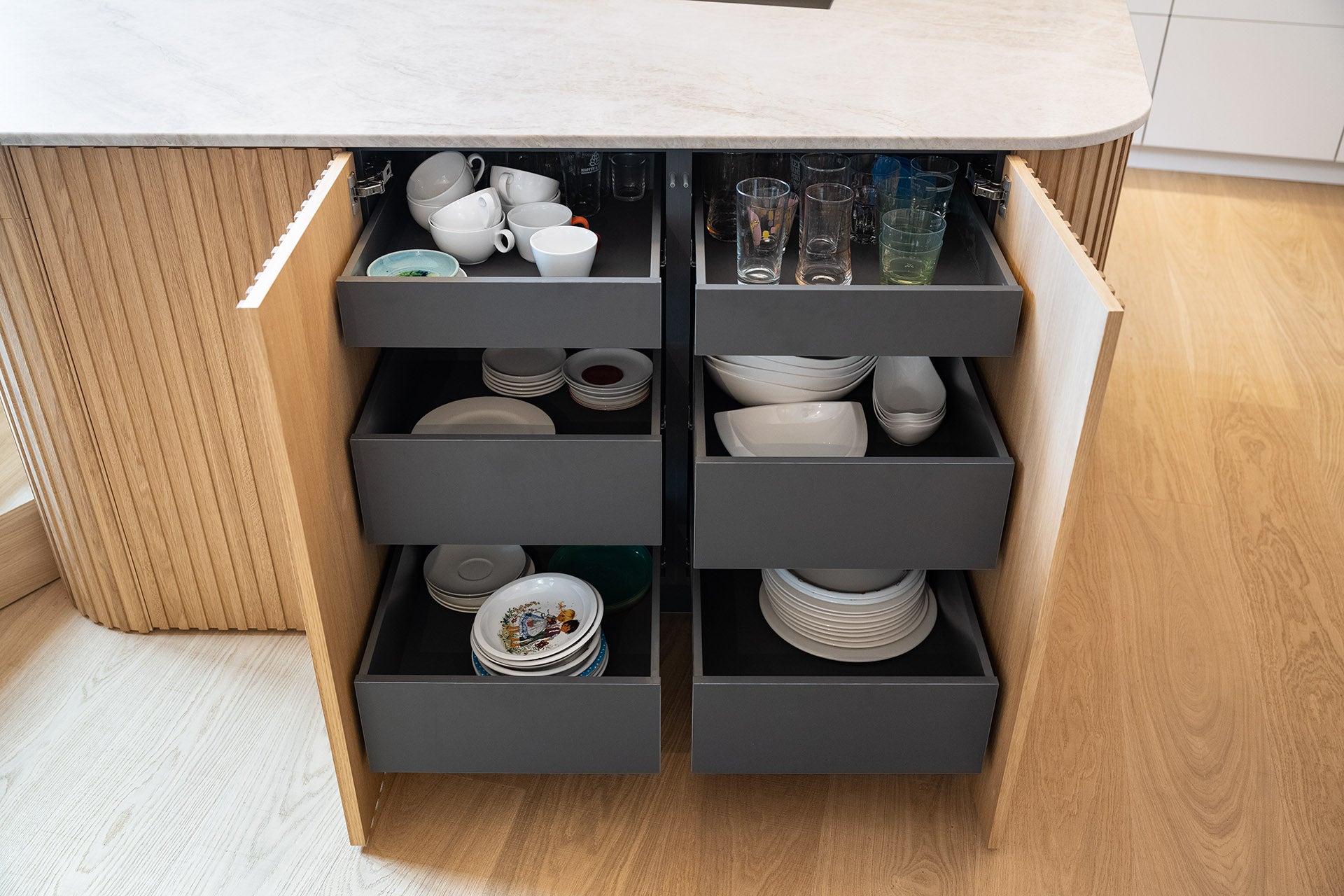 Elegante Naturküche