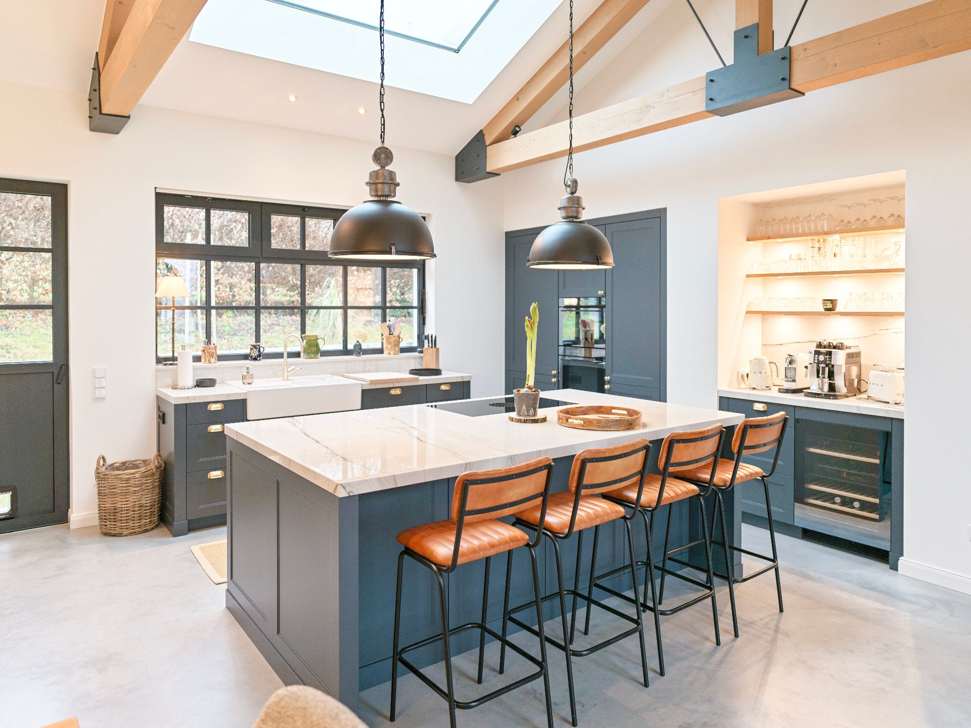 Industrial Chic Landhausküche