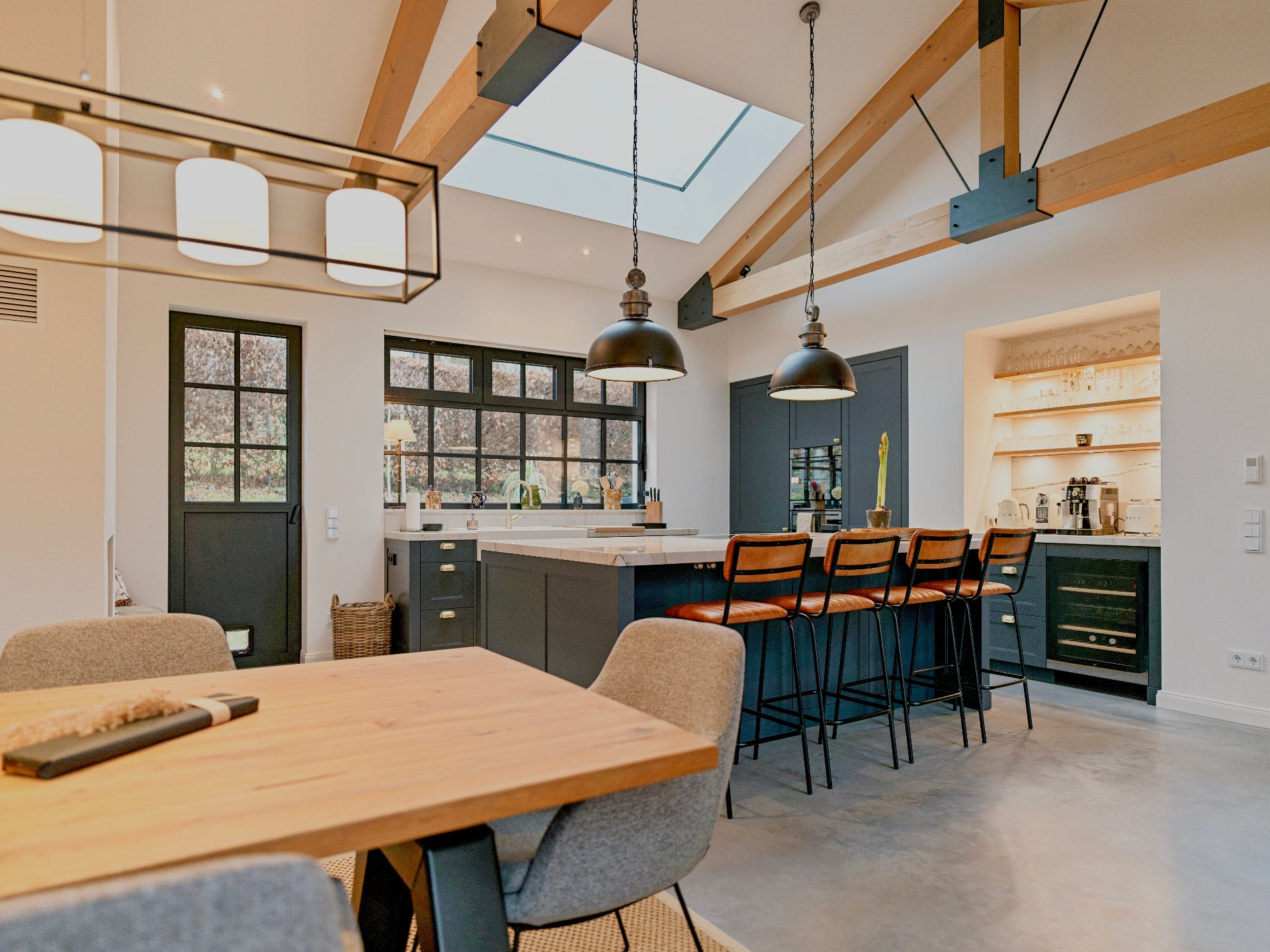 Industrial Chic Landhausküche